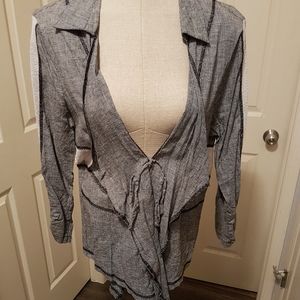 Picadilly Blazer style tie up cover up